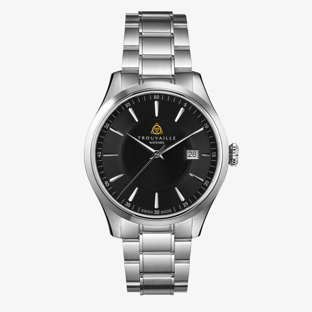 Classic Index Auto - Black Dial Automatic Watch Stainless Steel Bracelet