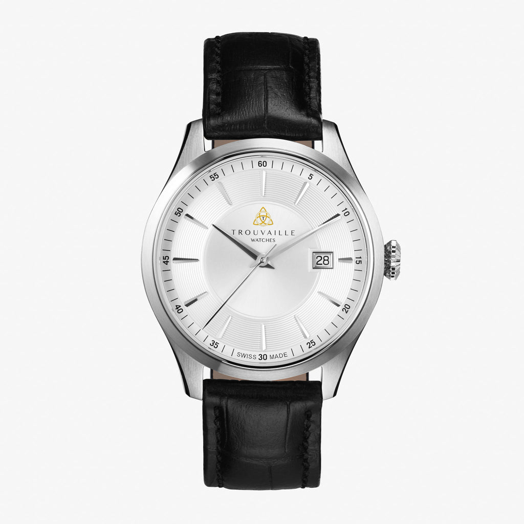White Classic Index Automatic Watch