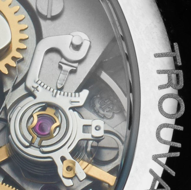 Captain - Black Chronograph Watch with Stainless Steel Bracelet