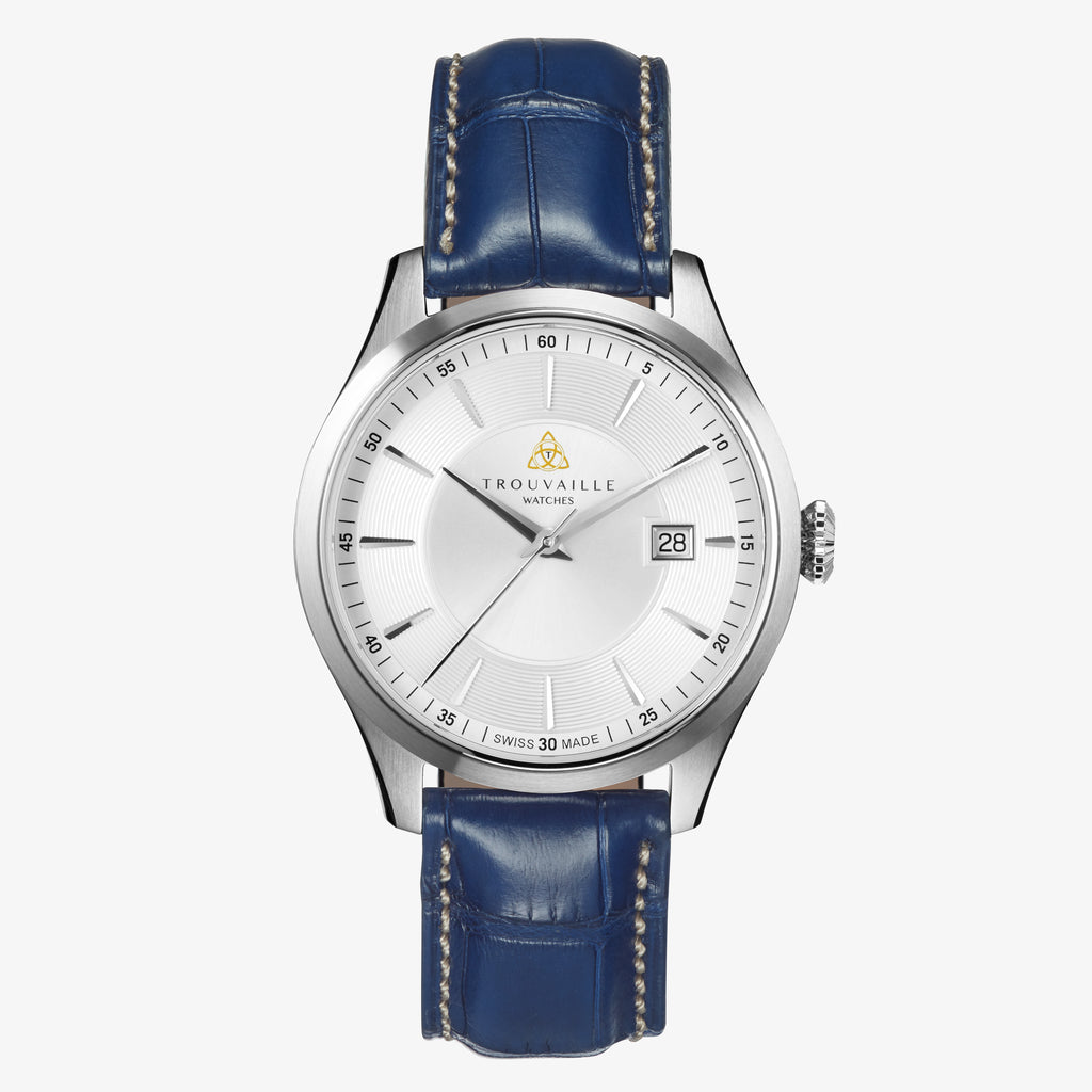 Classic Index Auto - White Dial Automatic with Blue Strap