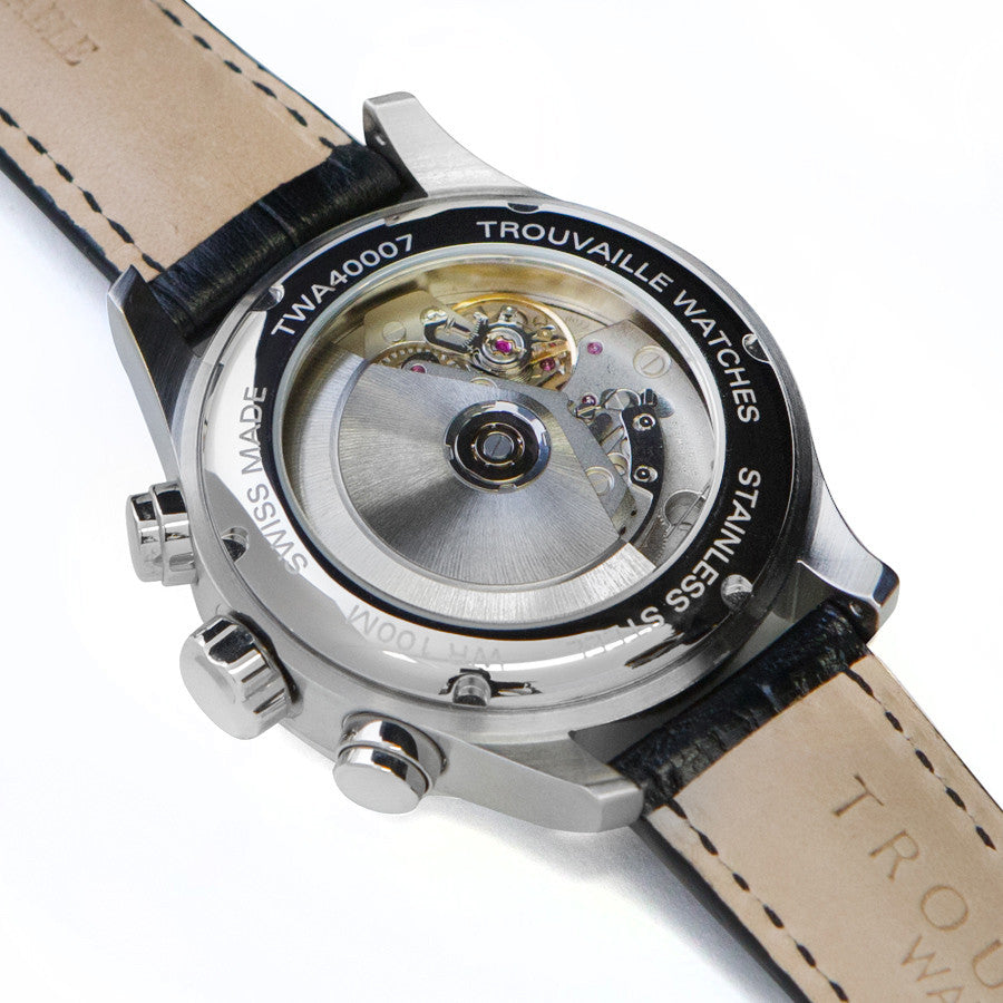 Pilot - Black Automatic Chronograph Watch